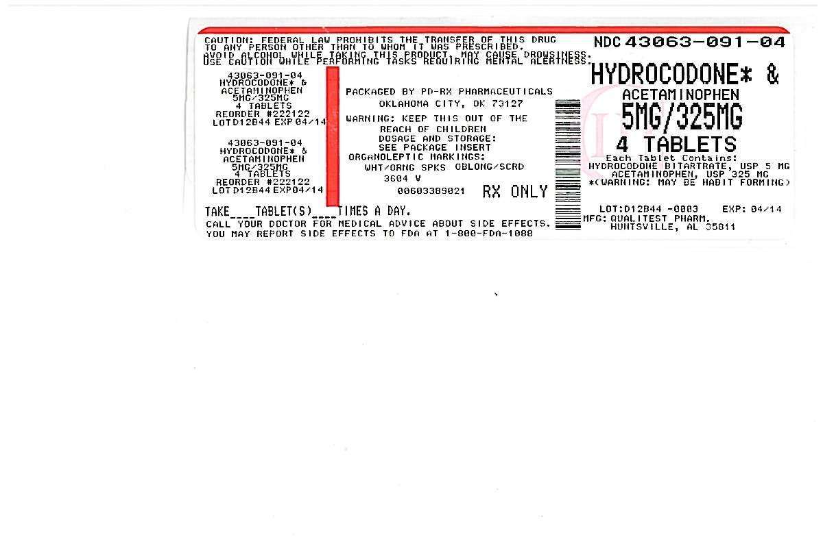 Hydrocodone Bitartrate And Acetaminophen