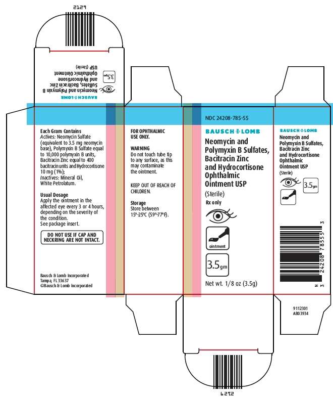 Neomycin and Polymyxin B Sulfates, Bacitracin Zinc and Hydrocortisone