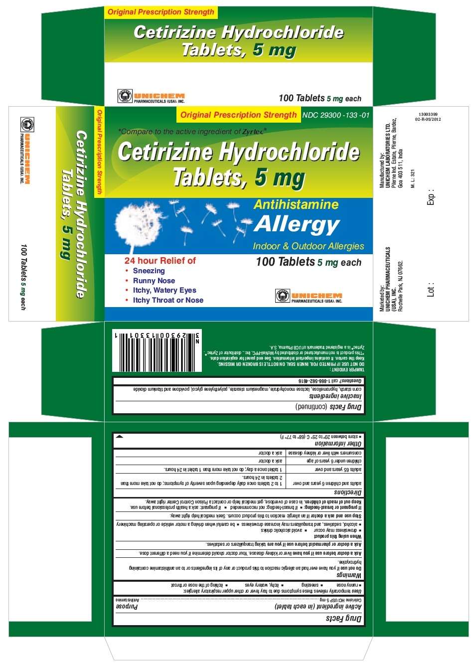 cetirizine hydrochloride