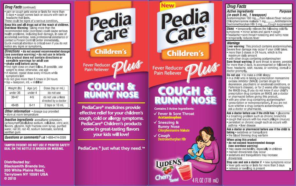 PediaCare Childrens Plus Cough and Runny Nose