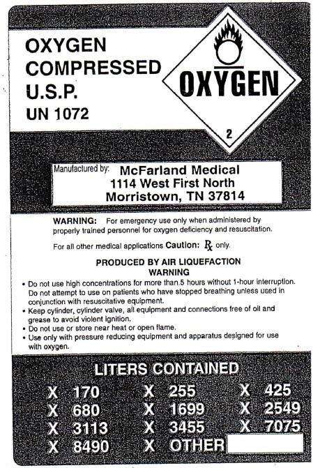 OXYGEN COMPRESSED