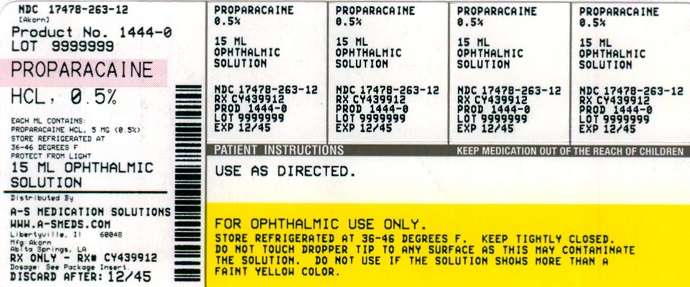 Proparacaine Hydrochloride