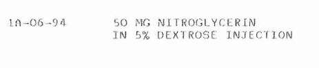 Nitroglycerin In Dextrose