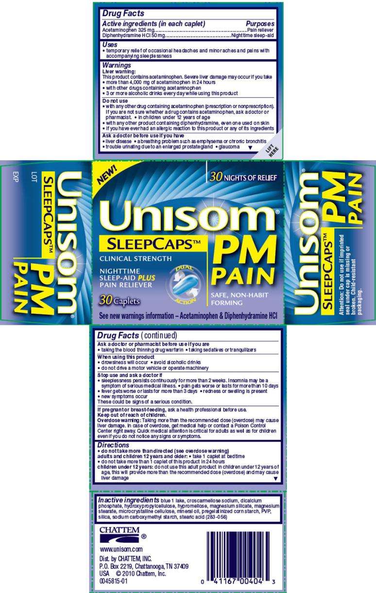 Unisom PM Pain Nighttime Sleep Aid and Pain Reliever