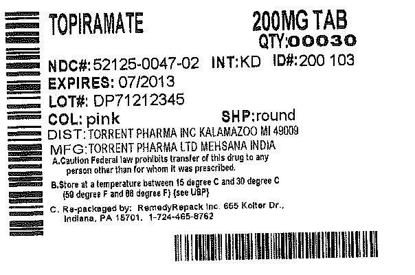 TOPIRAMATE