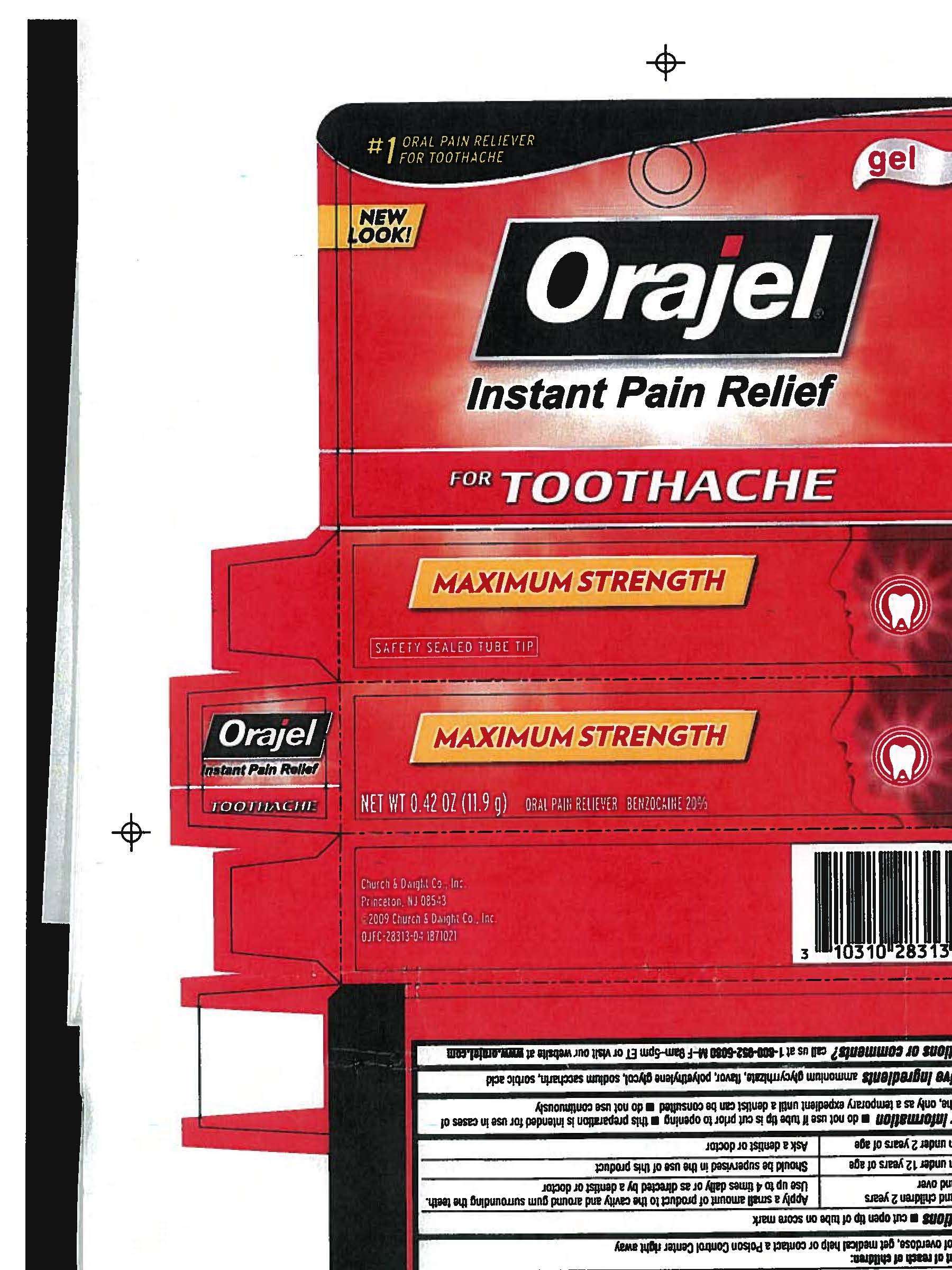 Orajel Instant Pain Relief for Toothache