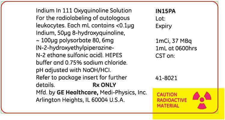 Indium in 111 Oxyquinoline