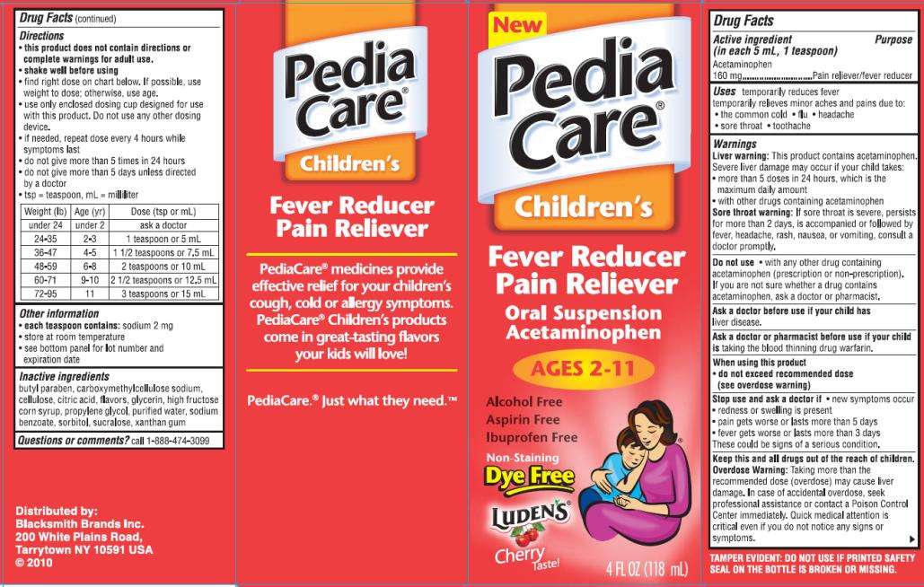 PediaCare Childrens Fever Reducer Pain Reliever Dye Free