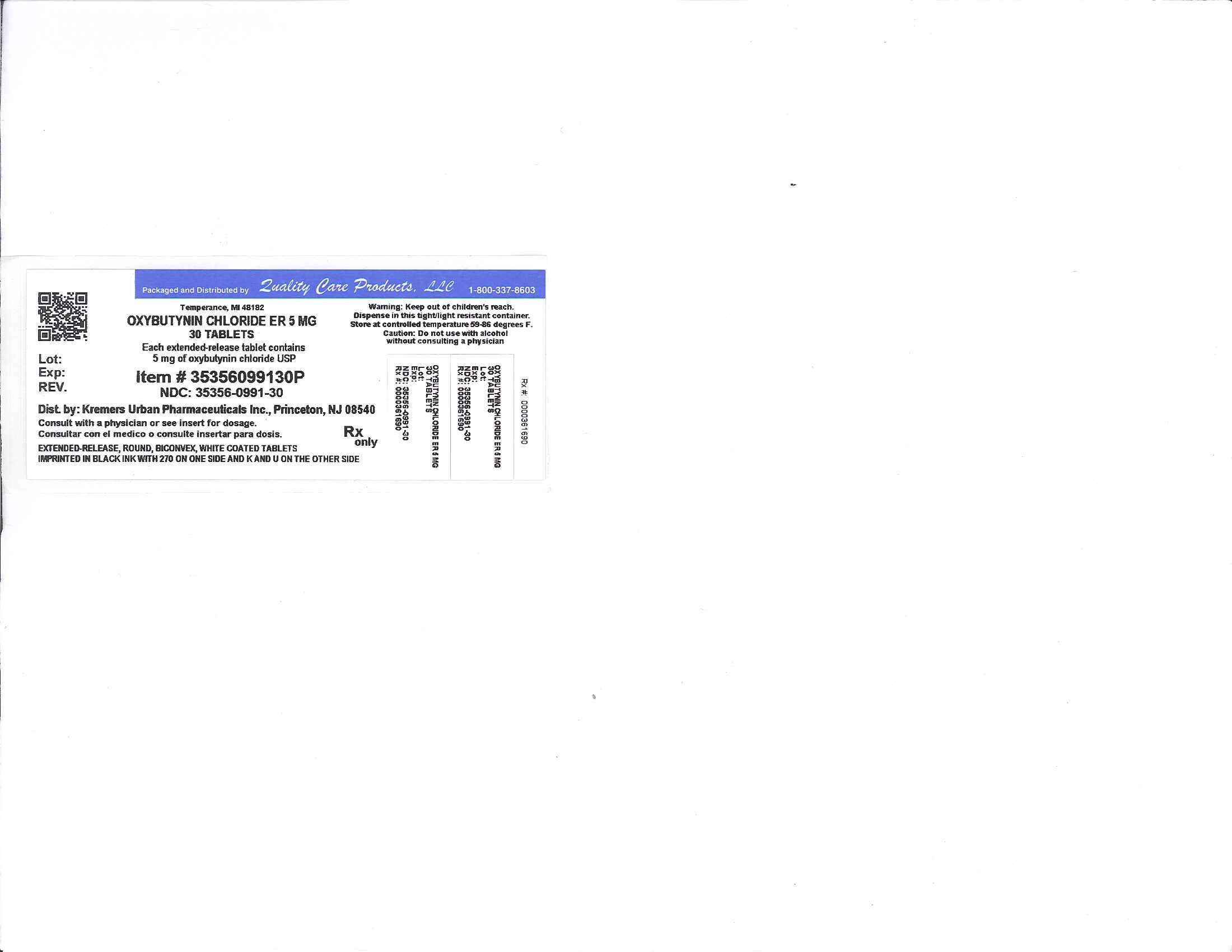 Oxybutynin Chloride