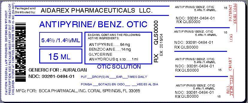 Antipyrine and Benzocaine