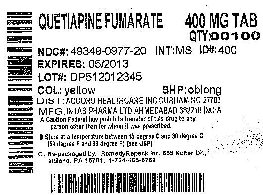 Quetiapine fumarate