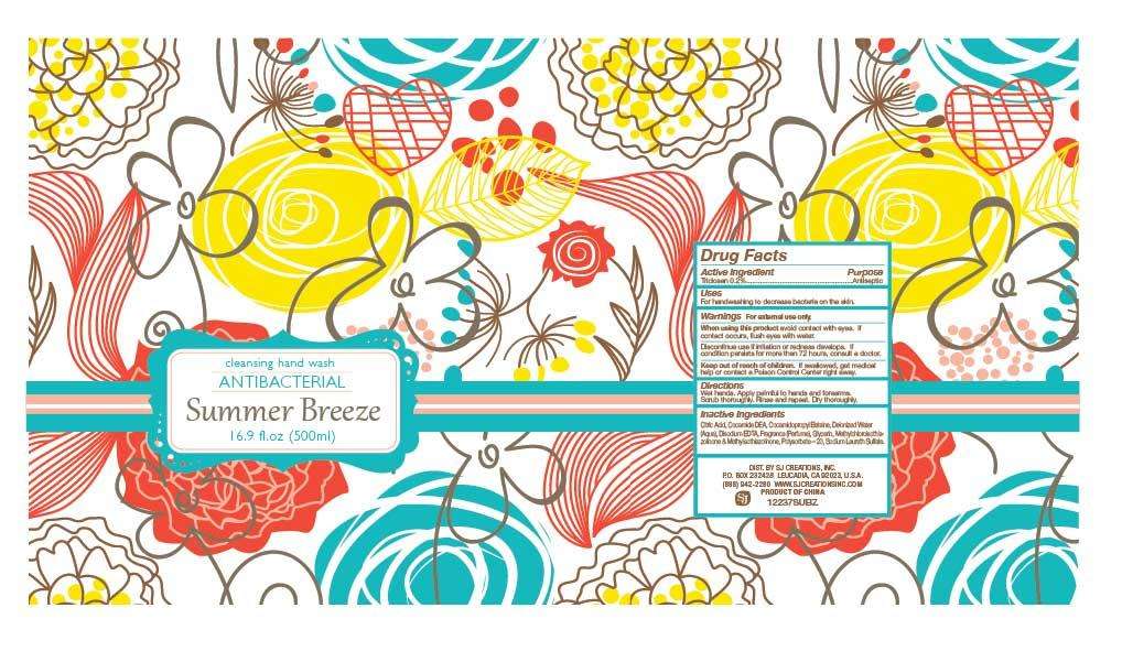 Summer Breeze Antibacterial Foaming Hand Wash