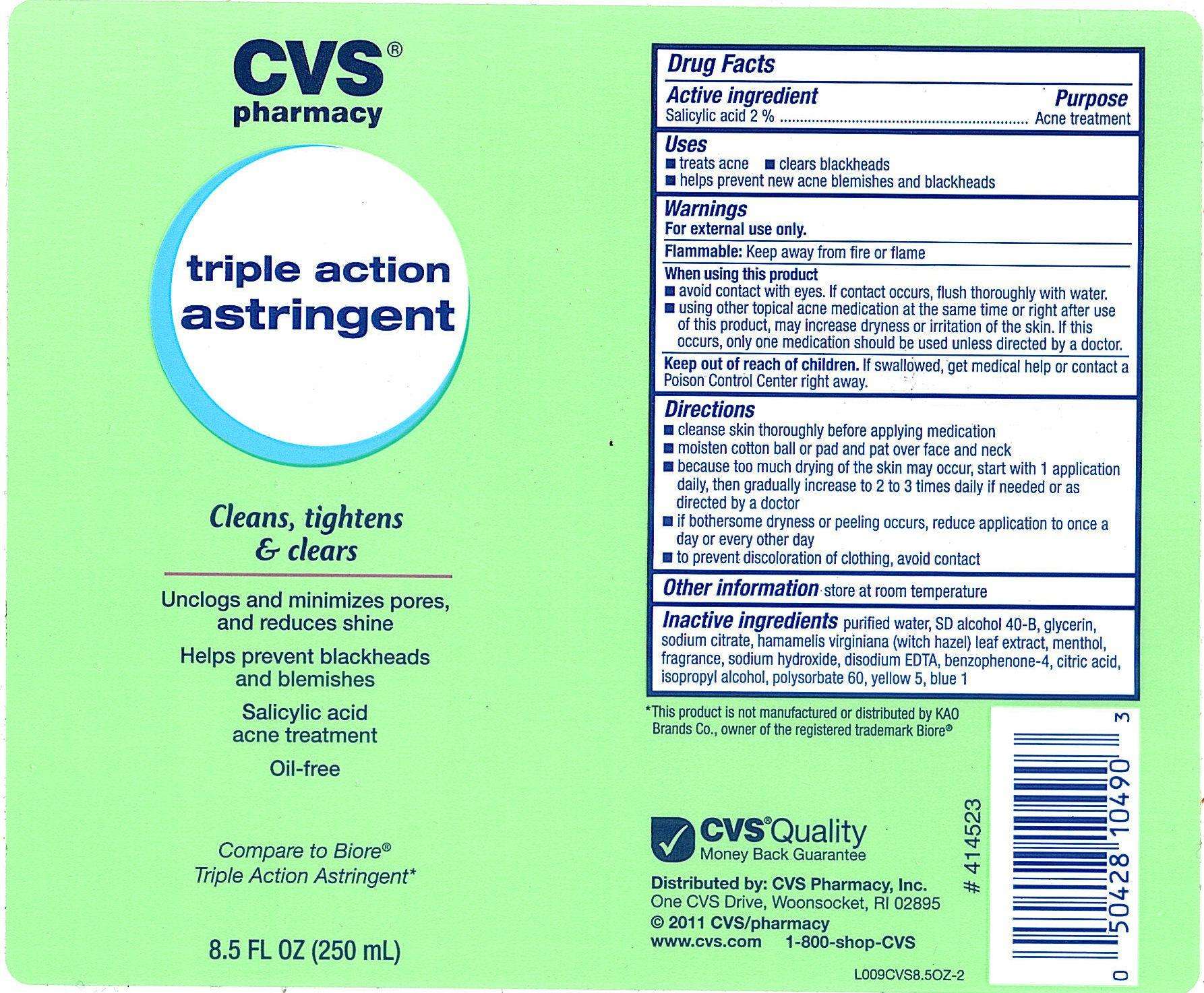 CVS Triple Action Astringent