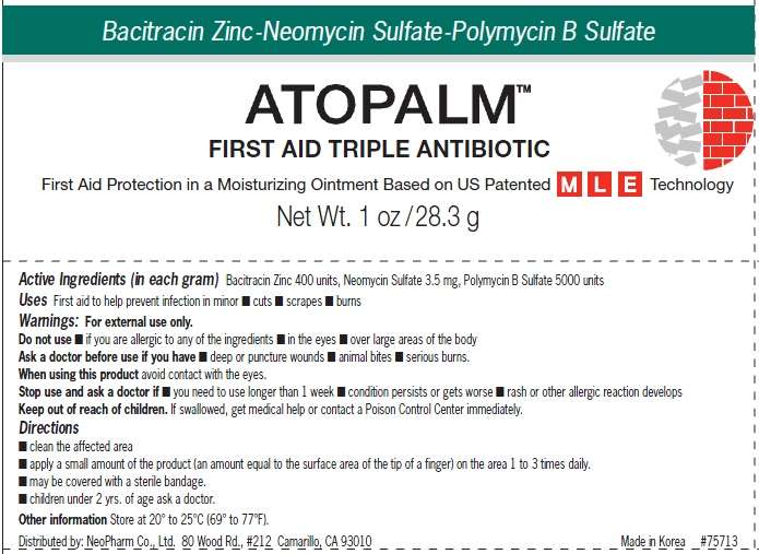 Atopalm First Aid Triple Antibiotic