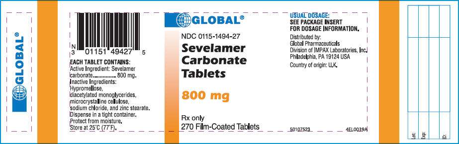 Sevelamer Carbonate