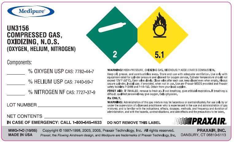 Helium Oxygen Nitrogen mixture