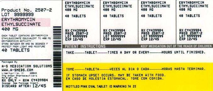 ERYTHROMYCIN ETHYLSUCCINATE