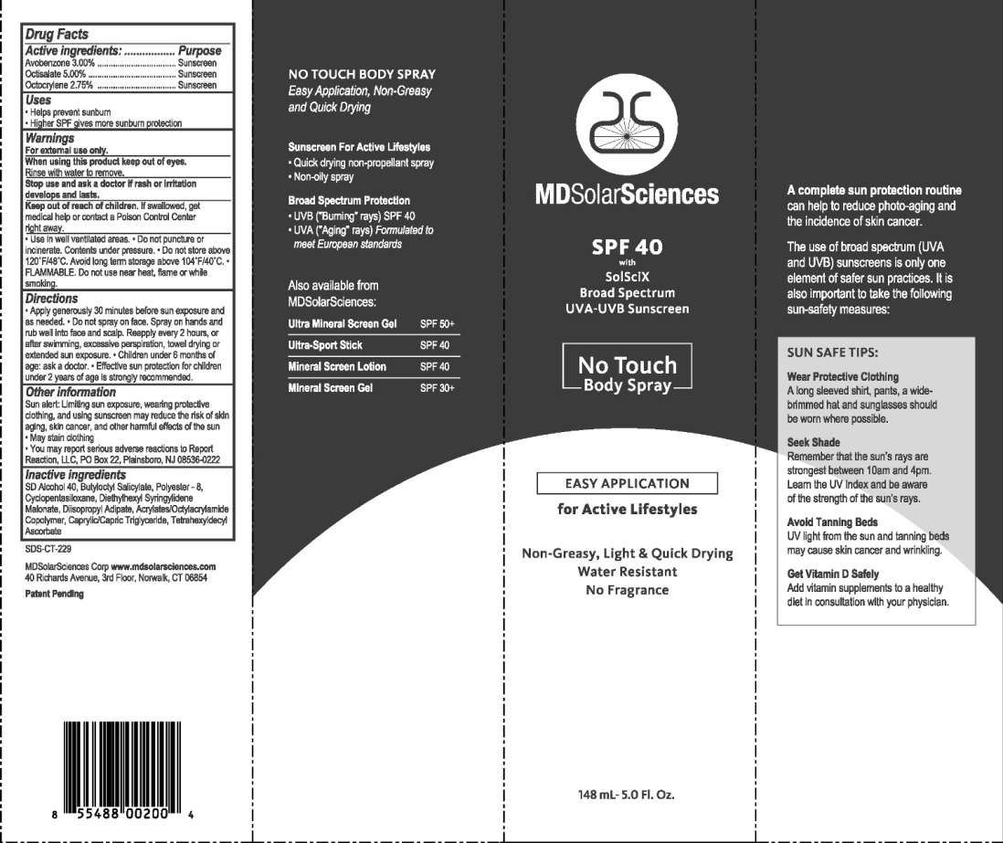 MDSolarSciences SPF40 No Touch Body