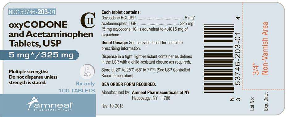 Oxycodone and Acetaminophen