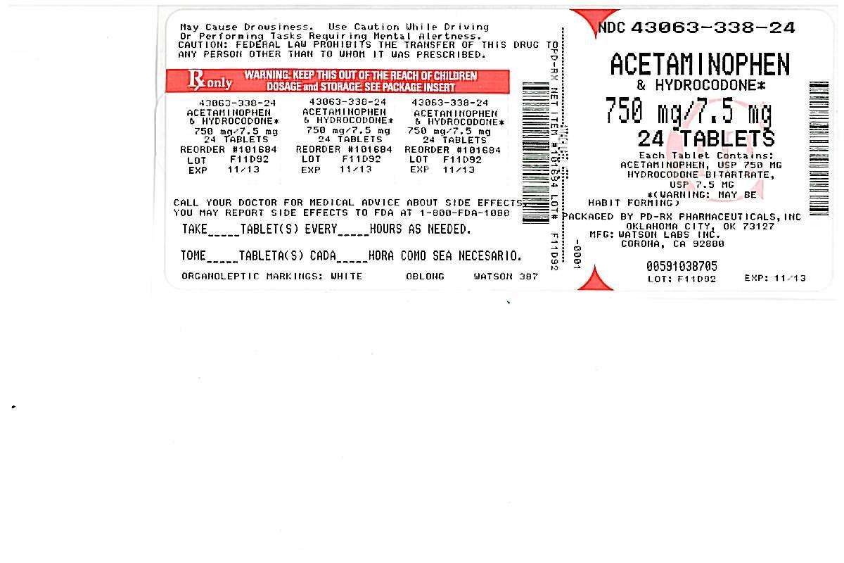 Hydrocodone Bitartrate and Acetaminophen