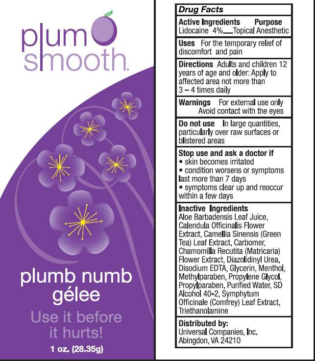 Plum Smooth Plumb Numb Gelee