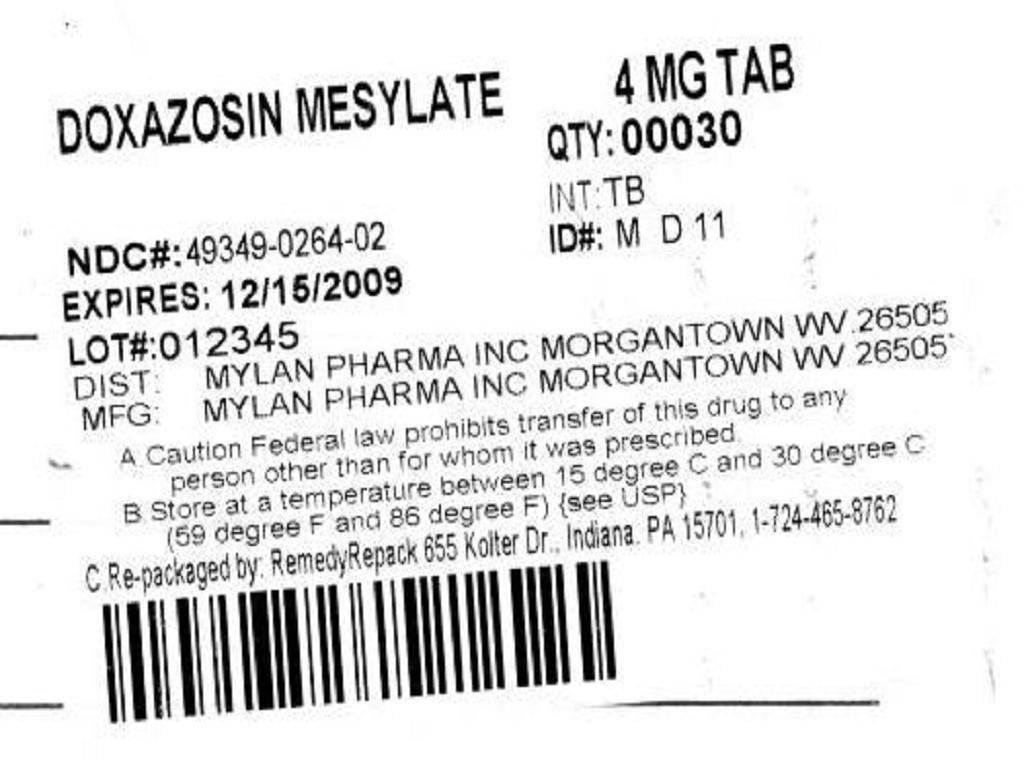 Doxazosin Mesylate