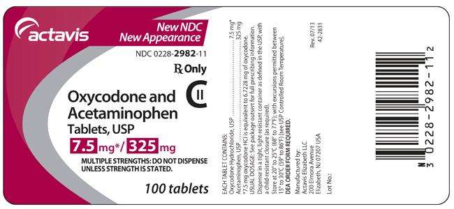 Oxycodone and Acetaminophen