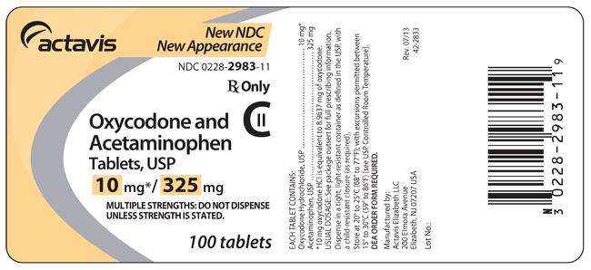 Oxycodone and Acetaminophen