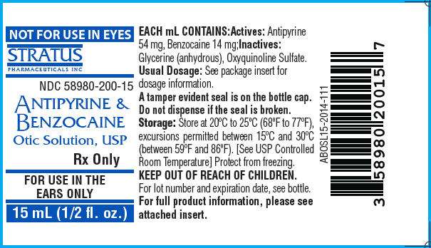 Antipyrine and Benzocaine