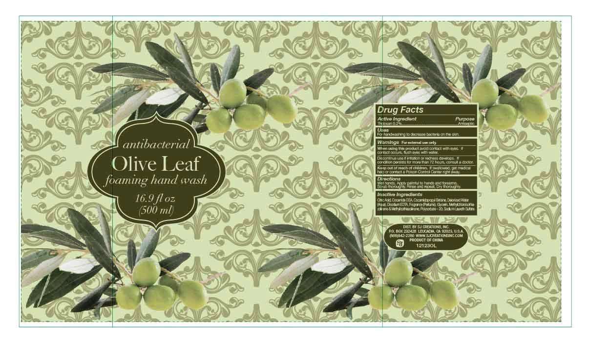 Olive Leaf Antibacterial Foaming Hand Wash