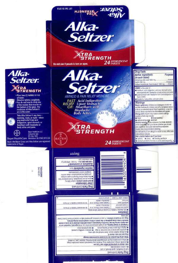 Alka-Seltzer XTRA STRENGTH