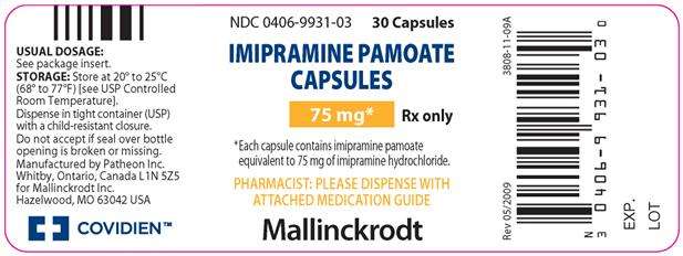 IMIPRAMINE PAMOATE