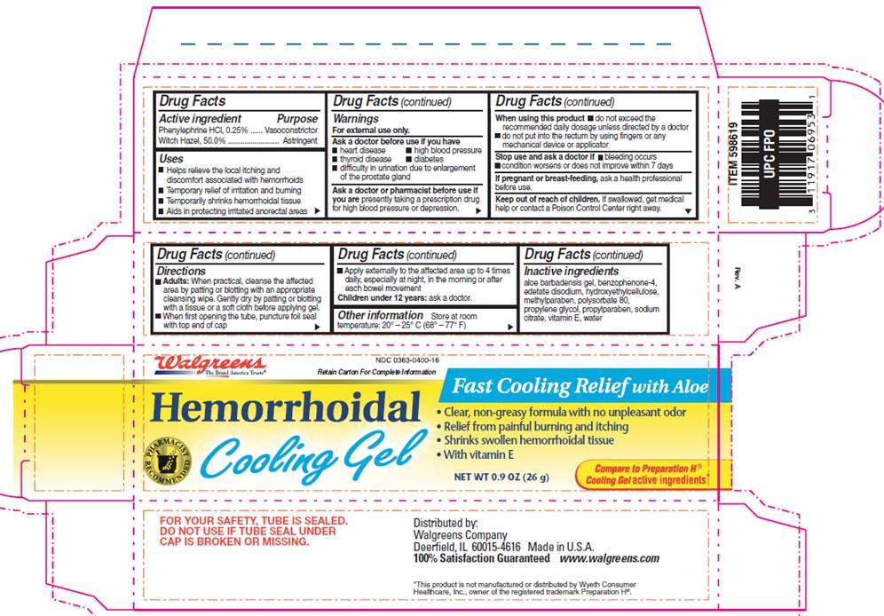 Hemorrhoidal Cooling Gel