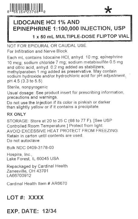 Lidocaine Hydrochloride and Epinephrine