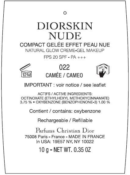 Diorskin Nude Natural Glow Makeup 022 Cameo