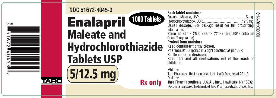 Enalapril Maleate and Hydrochlorothiazide