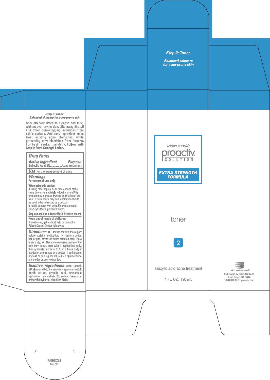 Proactiv Solution Extra Strength Formula Toner Acne Treatment