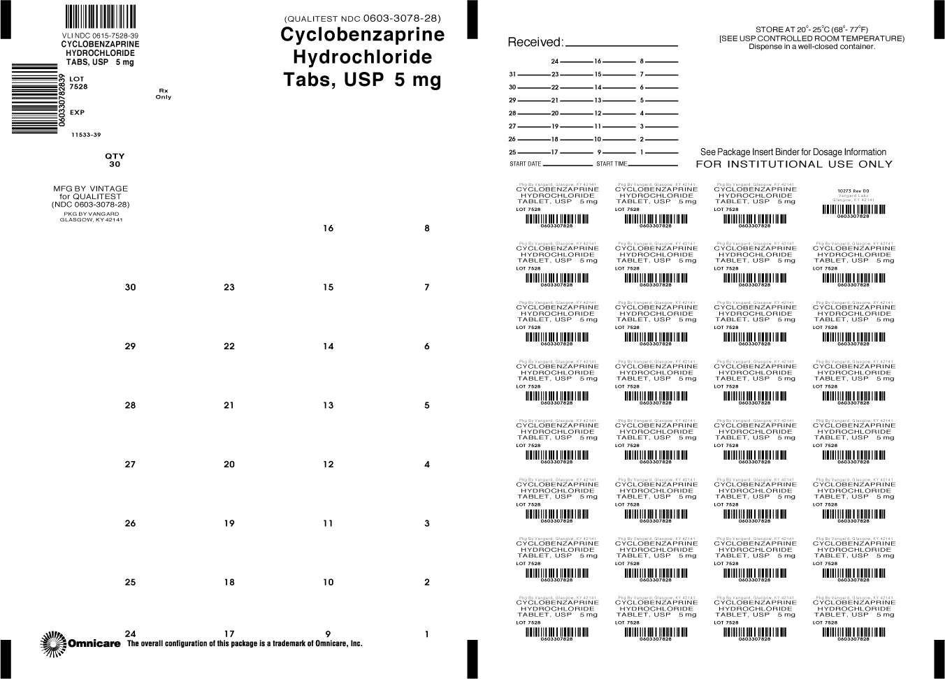 Cyclobenzaprine Hydrochloride