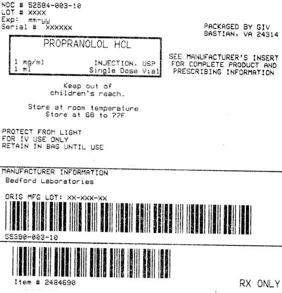 Propranolol Hydrochloride