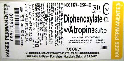 Diphenoxylate Hydrochloride and Atropine Sulfate