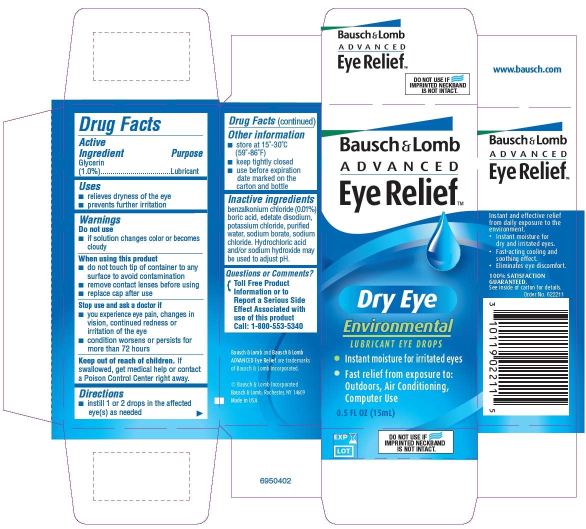 Advanced Eye Relief/Dry Eye/ Environmental Lubricant