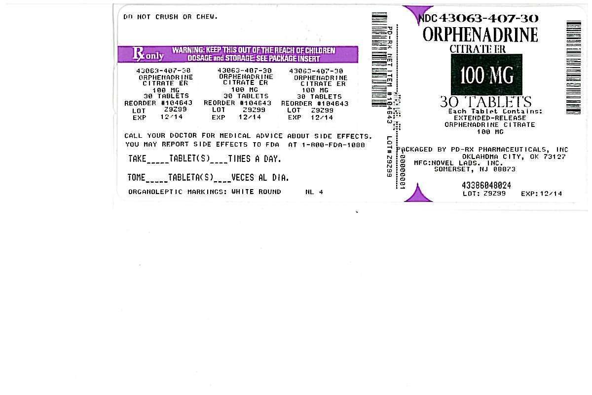 Orphenadrine Citrate