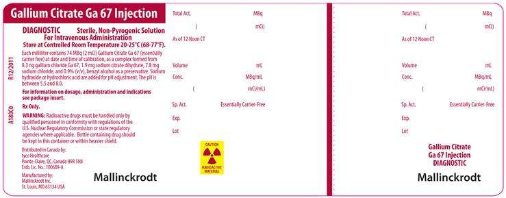 GALLIUM CITRATE GA-67