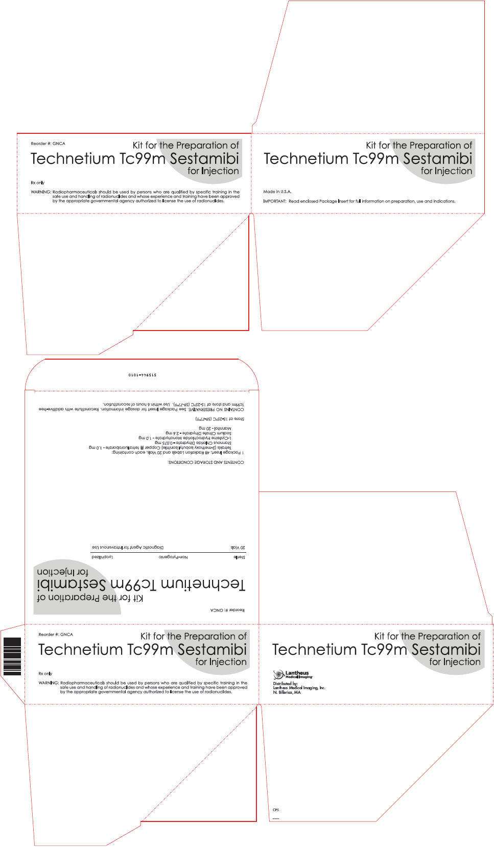 Kit for the Preparation of Technetium Tc99m Sestamibi