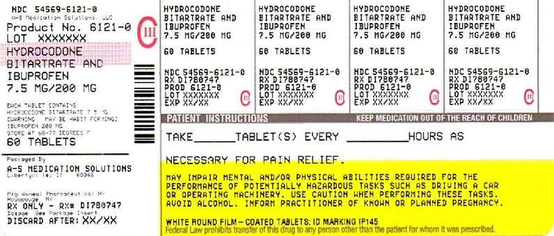 Hydrocodone Bitartrate and Ibuprofen