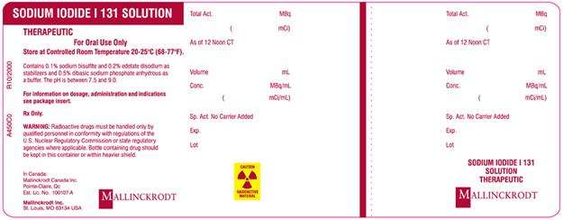 Sodium Iodide I-131