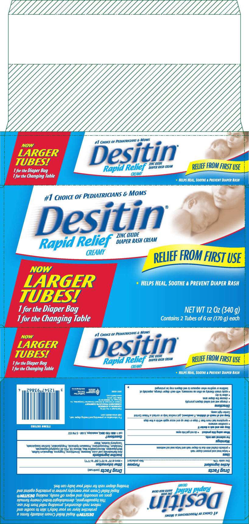 Desitin Rapid Relief Creamy Diaper Rash