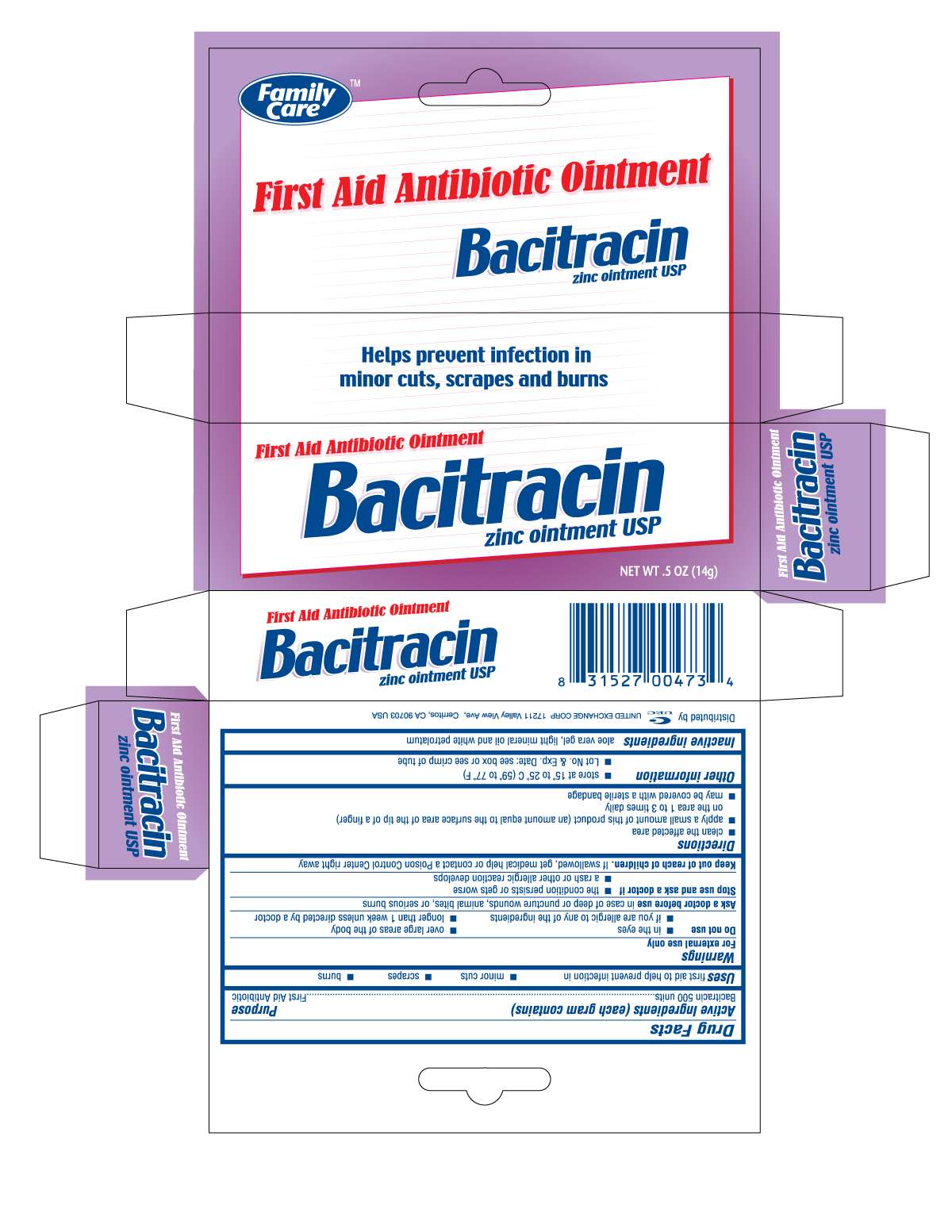 FAMILY CARE BACITRACIN