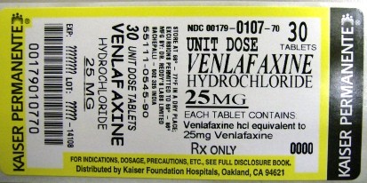 VENLAFAXINE HYDROCHLORIDE