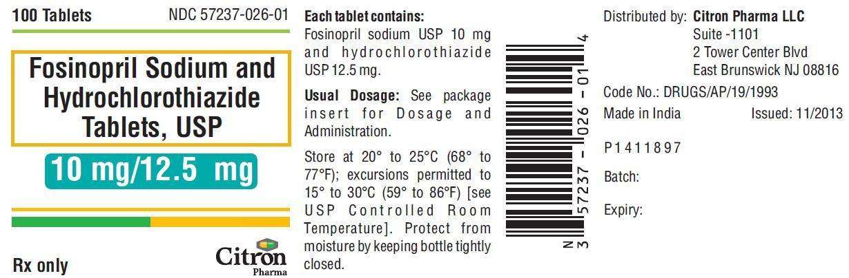 Fosinopril Sodium and Hydrochlorothiazide